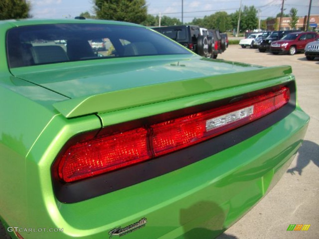 2011 Challenger R/T Classic - Green with Envy / Dark Slate Gray photo #14