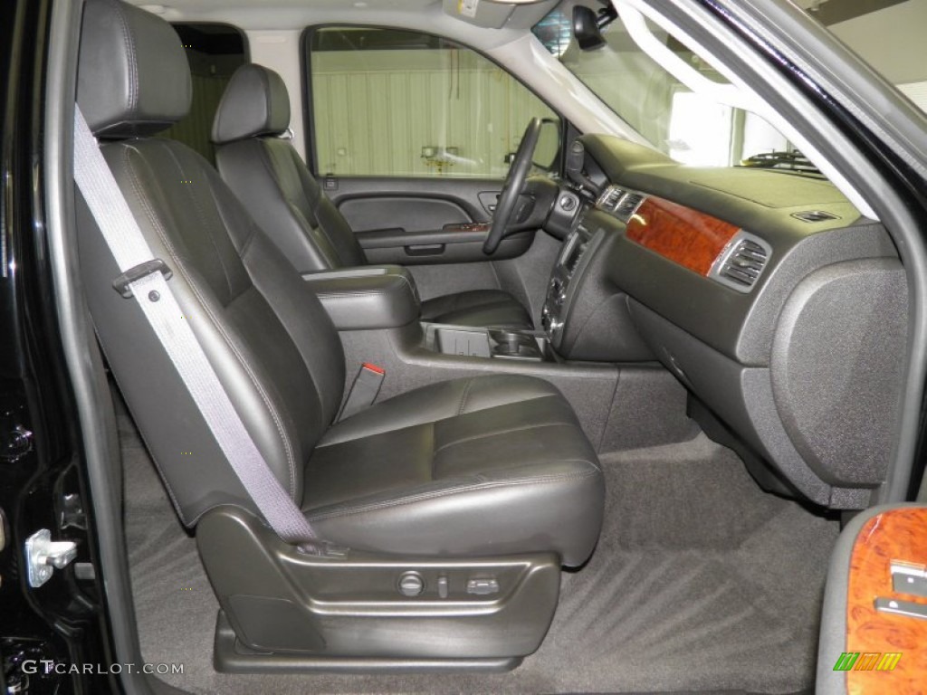 Ebony Interior 2009 GMC Yukon SLT Photo #52251190