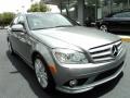 2009 Palladium Silver Metallic Mercedes-Benz C 300 Sport  photo #2