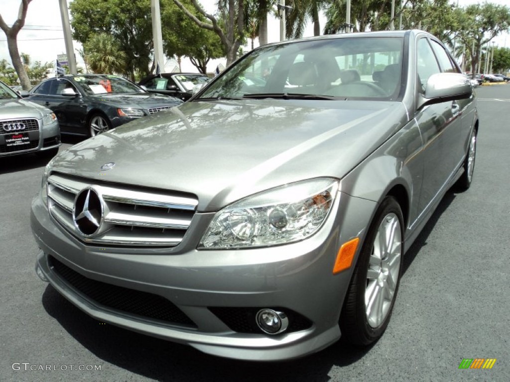 Palladium Silver Metallic 2009 Mercedes-Benz C 300 Sport Exterior Photo #52251451