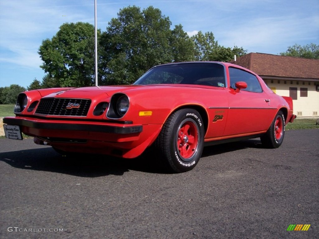 Light Red 1977 Chevrolet Camaro Z28 Coupe Exterior Photo #52251664