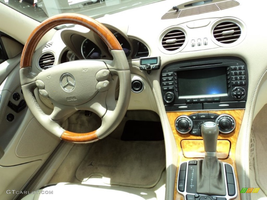 2005 Mercedes-Benz SL 500 Roadster Stone Dashboard Photo #52252057