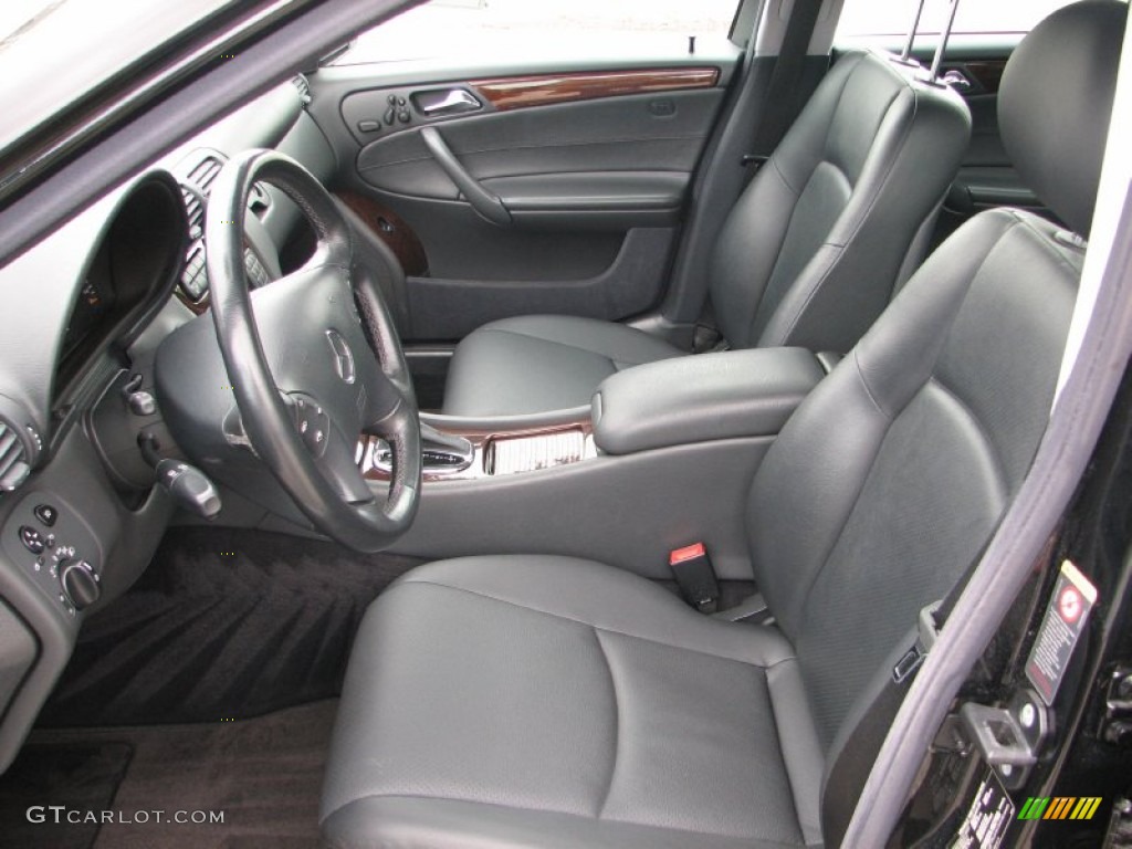 Charcoal Interior 2003 Mercedes-Benz C 320 4Matic Wagon Photo #52252189