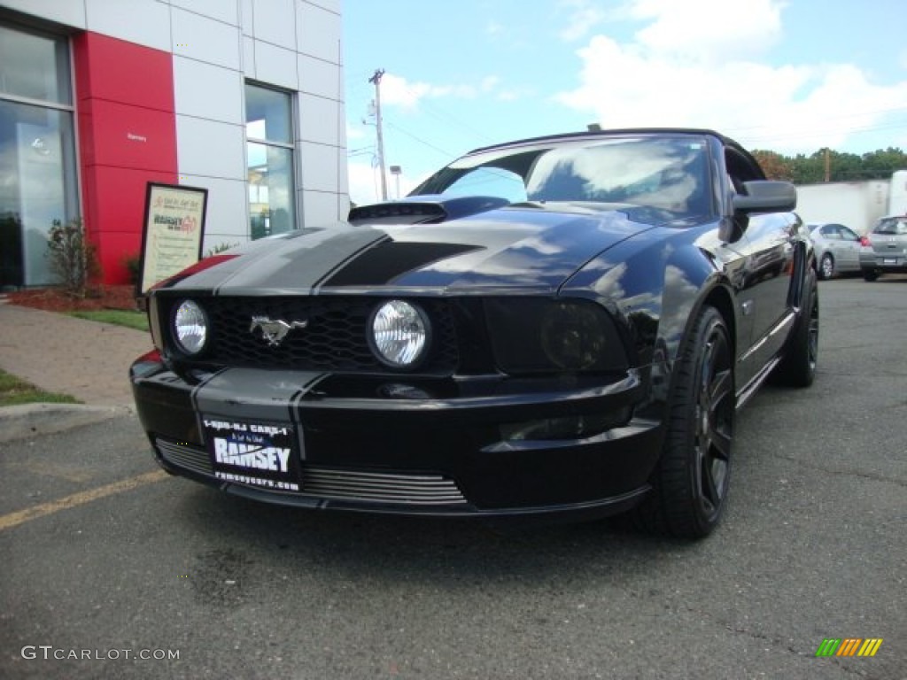 2008 Mustang GT Premium Convertible - Black / Dark Charcoal photo #1