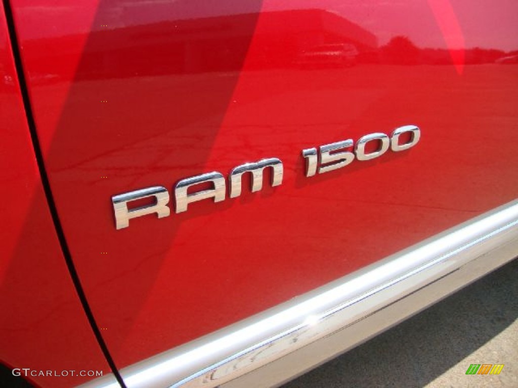 2007 Ram 1500 Laramie Quad Cab 4x4 - Flame Red / Medium Slate Gray photo #30