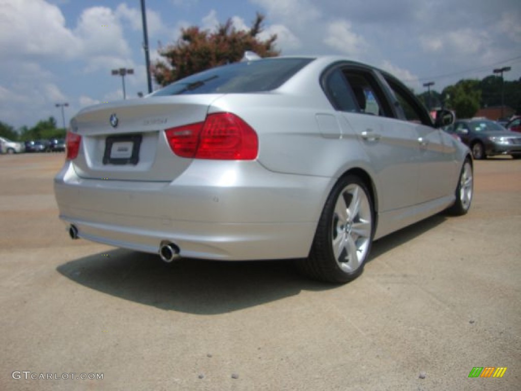 2009 3 Series 335i Sedan - Titanium Silver Metallic / Black photo #3