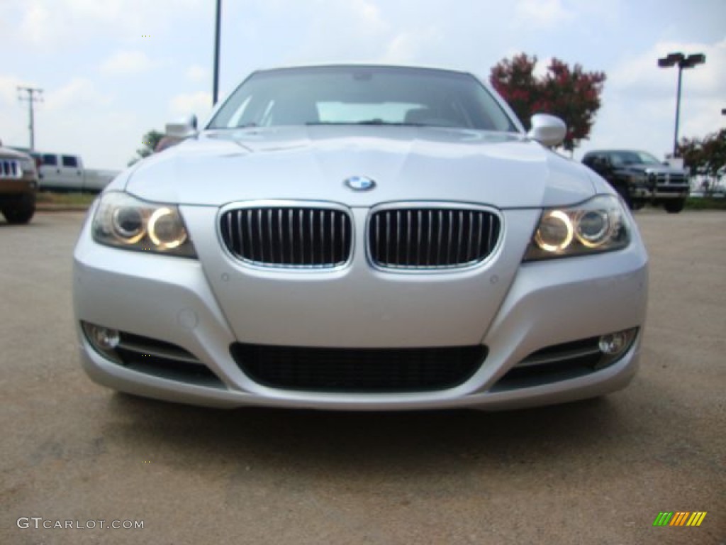 2009 3 Series 335i Sedan - Titanium Silver Metallic / Black photo #8