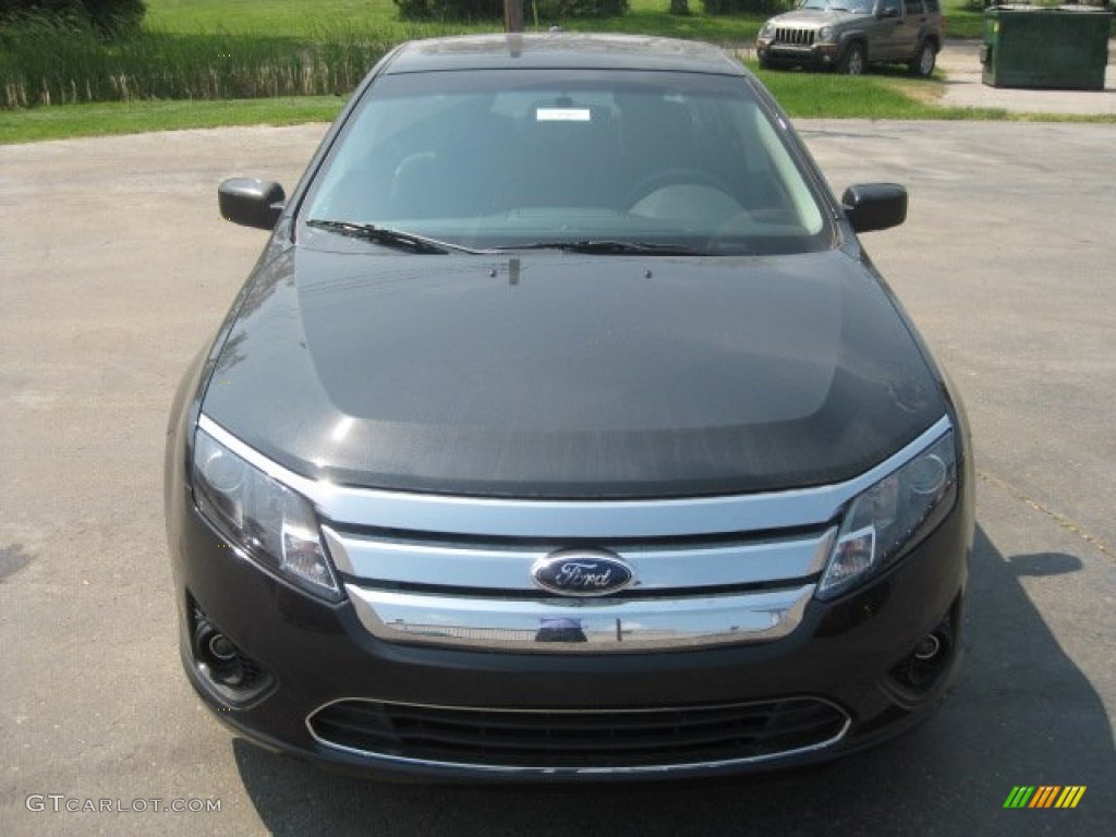 2012 Fusion SEL - Black / Charcoal Black photo #2