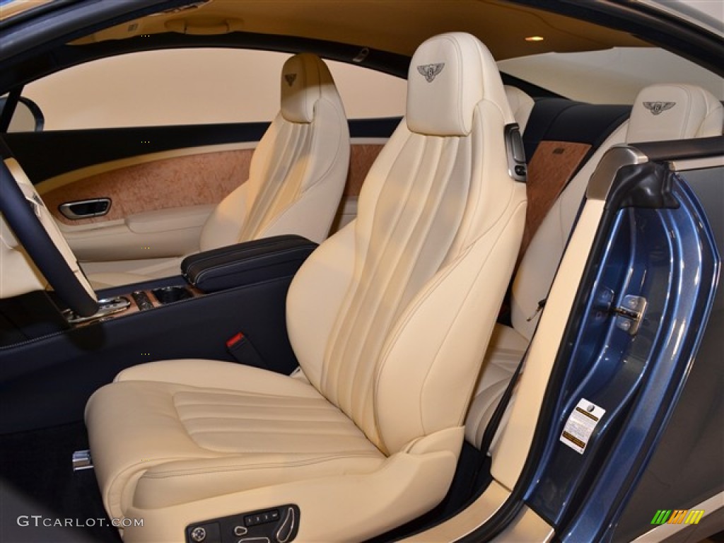 Magnolia/Imperial Blue Interior 2012 Bentley Continental GT Standard Continental GT Model Photo #52256686