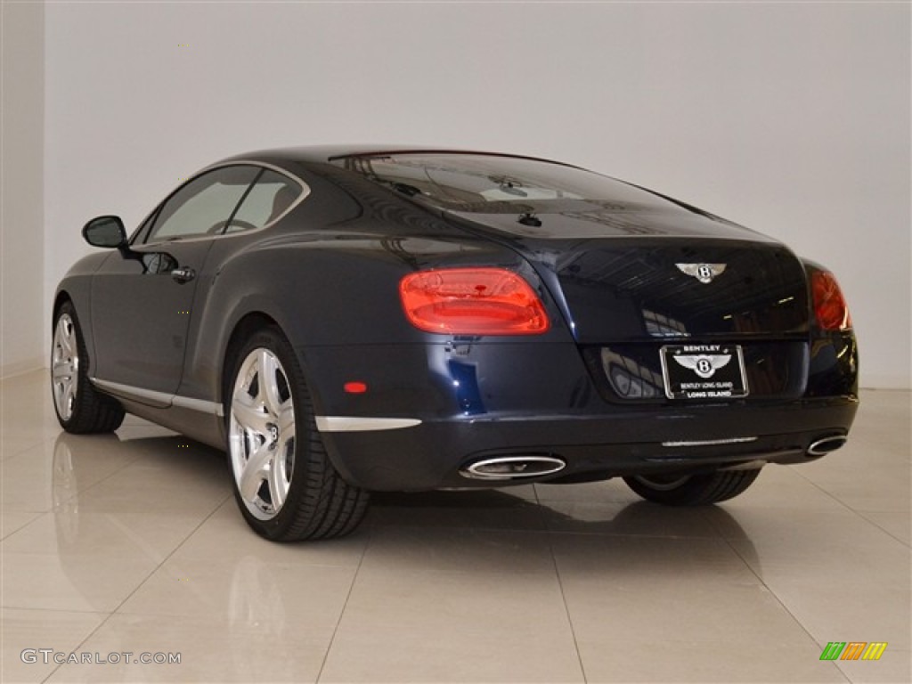 2012 Continental GT Mulliner - Dark Sapphire / Dark Bourbon photo #5