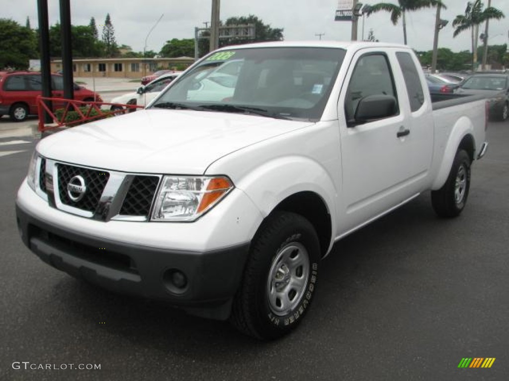 Avalanche White 2008 Nissan Frontier SE King Cab Exterior Photo #52257043