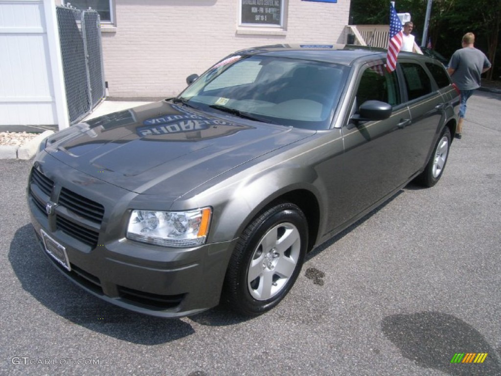 Dark Titanium Metallic Dodge Magnum