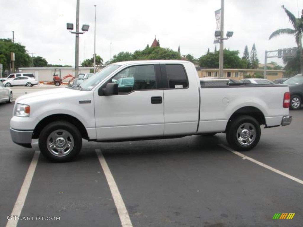 2006 F150 XLT SuperCab - Oxford White / Medium/Dark Flint photo #6