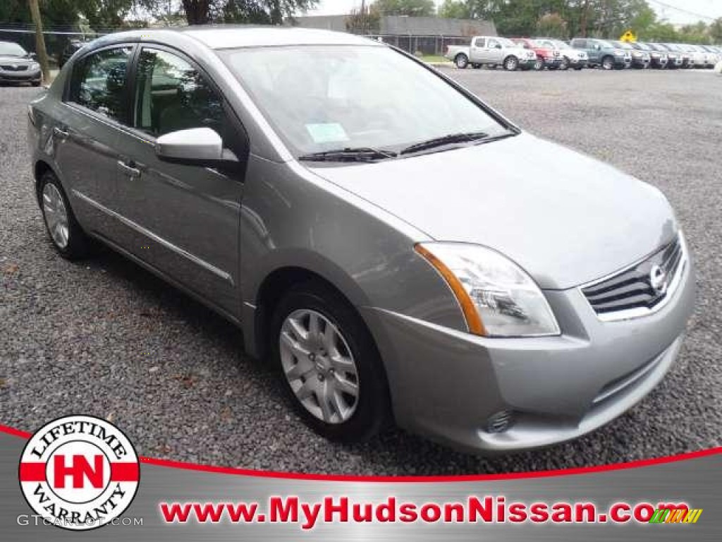 2012 Sentra 2.0 S - Magnetic Gray Metallic / Charcoal photo #1