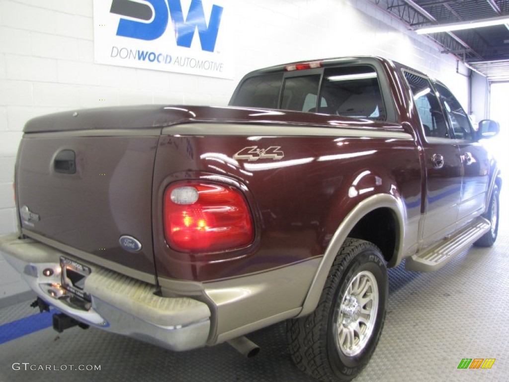 2002 F150 King Ranch SuperCrew 4x4 - Chestnut Metallic / Castano Brown Leather photo #4