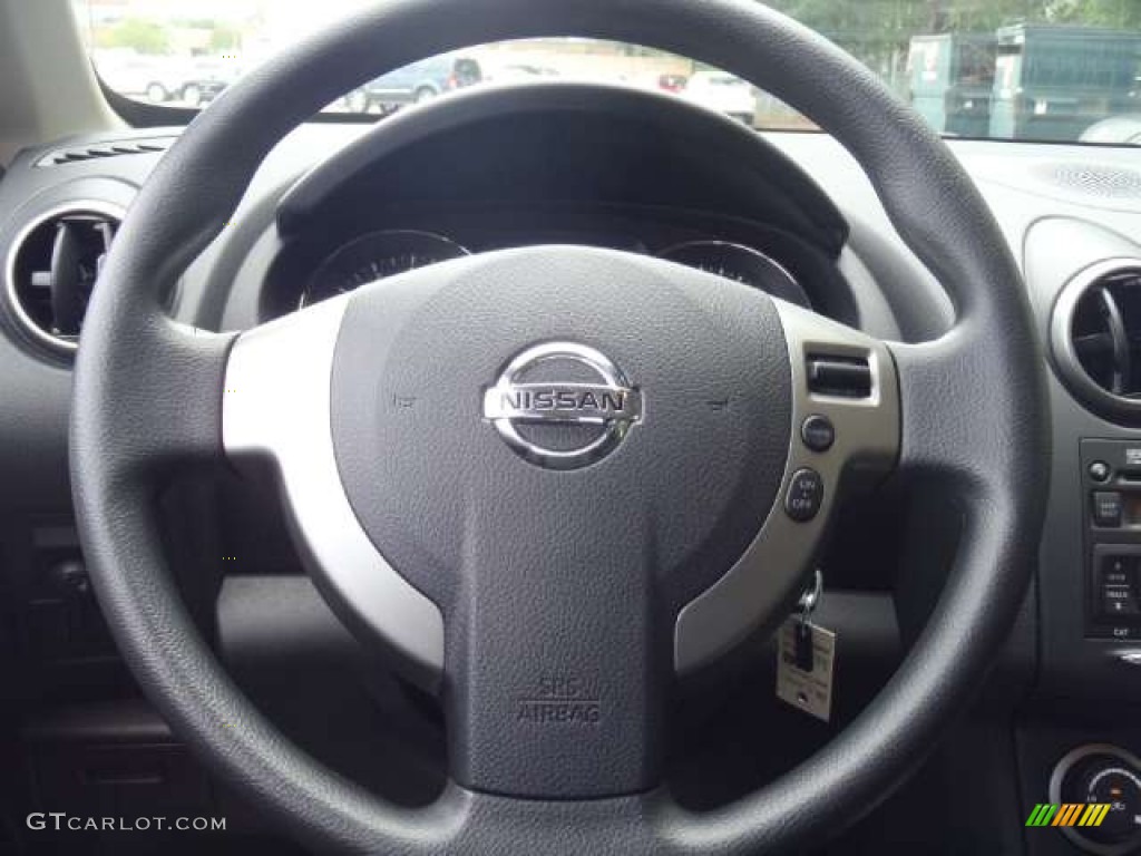 2011 Rogue S - Gotham Gray Metallic / Black photo #8