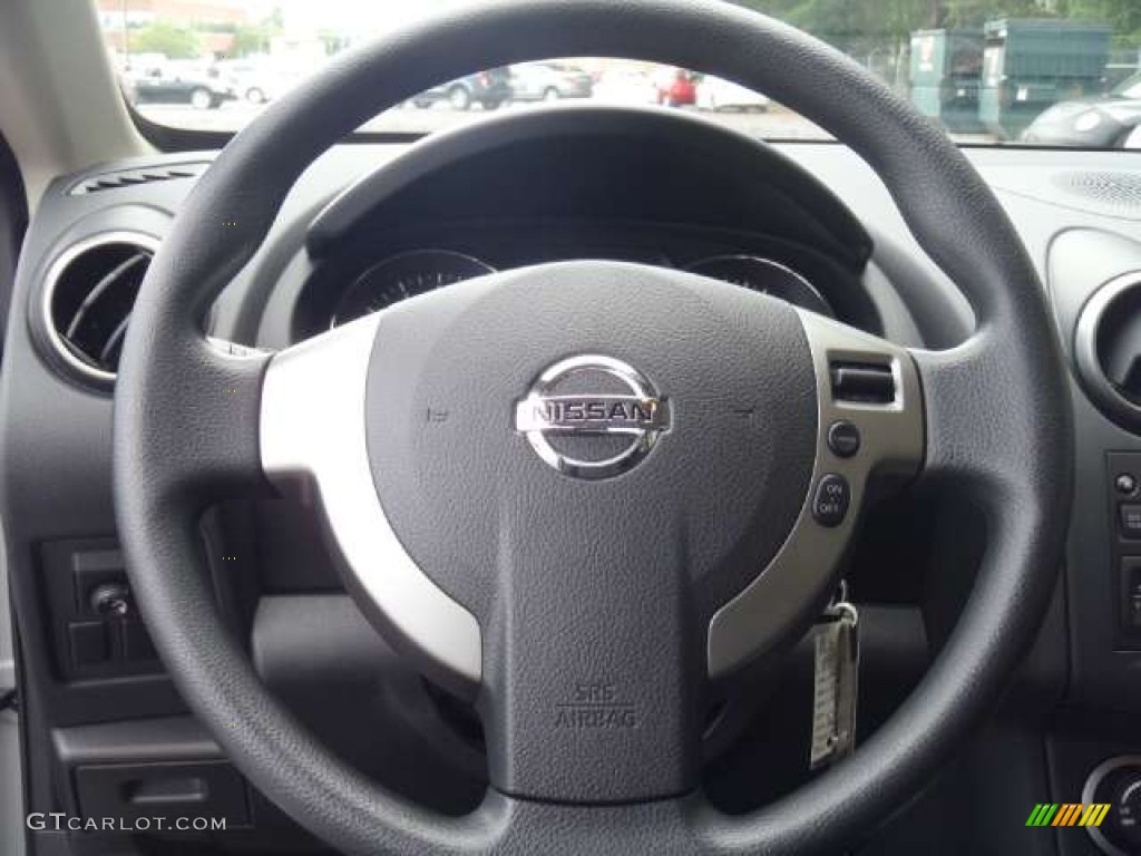 2011 Rogue S - Silver Ice Metallic / Black photo #8