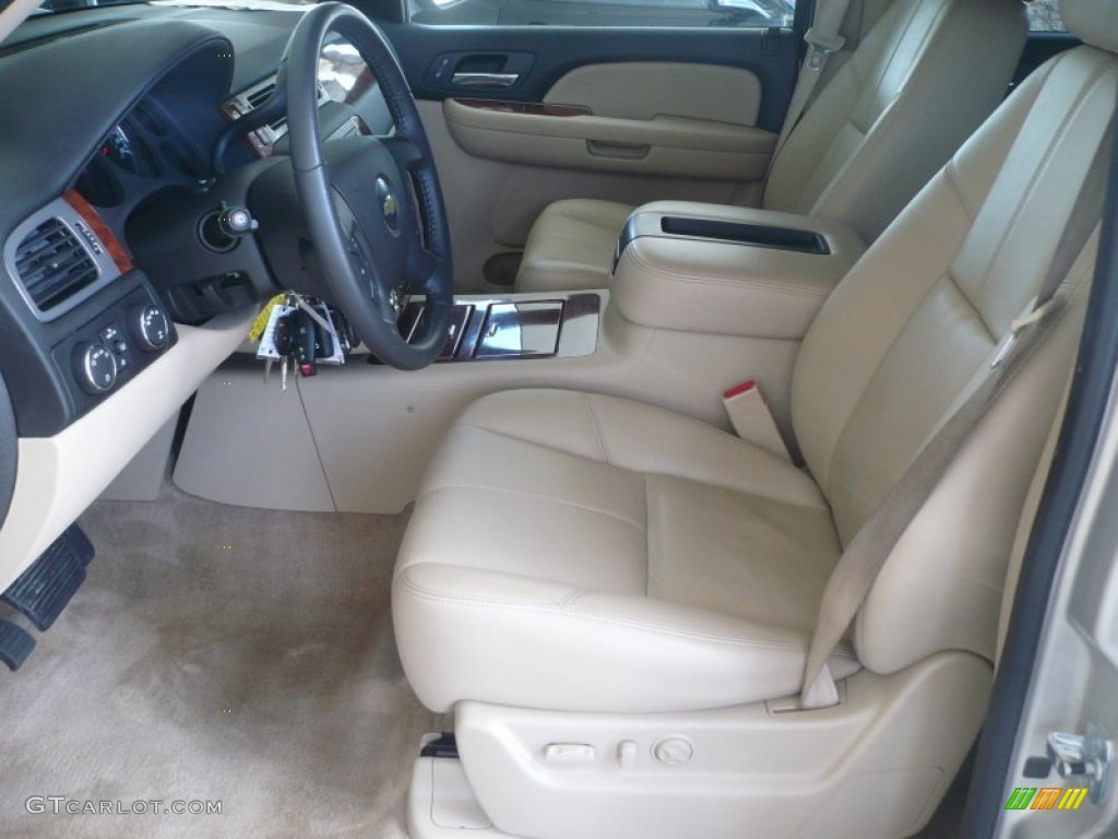Light Cashmere/Ebony Interior 2008 Chevrolet Tahoe LTZ 4x4 Photo #52259971