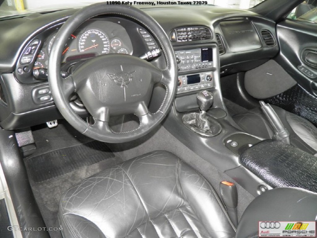 Black Interior 2000 Chevrolet Corvette Coupe Photo #52260124