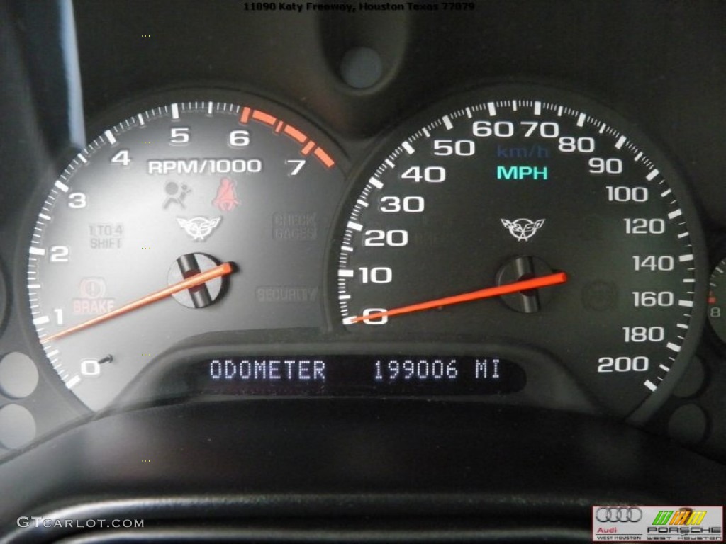 2000 Chevrolet Corvette Coupe Gauges Photo #52260154