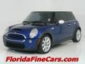 2003 Indi Blue Metallic Mini Cooper S Hardtop  photo #1