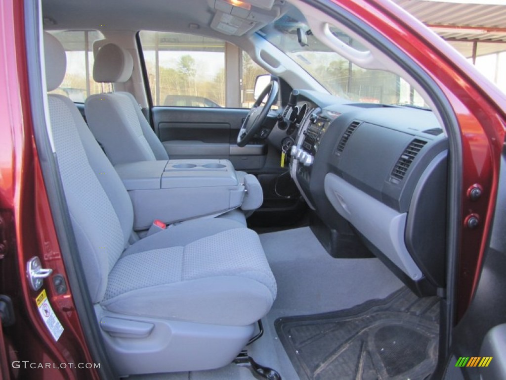 2010 Tundra Double Cab 4x4 - Radiant Red / Graphite Gray photo #16