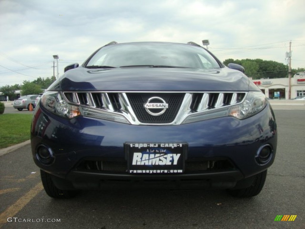 2009 Murano S AWD - Deep Sapphire Metallic / Beige photo #10