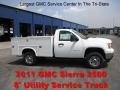 Summit White 2011 GMC Sierra 2500HD Work Truck Regular Cab Commercial