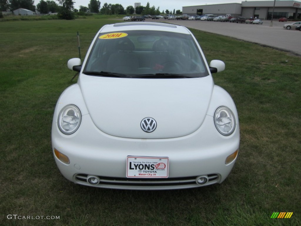 2001 New Beetle GLS Coupe - Cool White / Light Grey photo #7