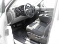 Dark Titanium 2011 GMC Sierra 2500HD Work Truck Regular Cab Commercial Interior Color