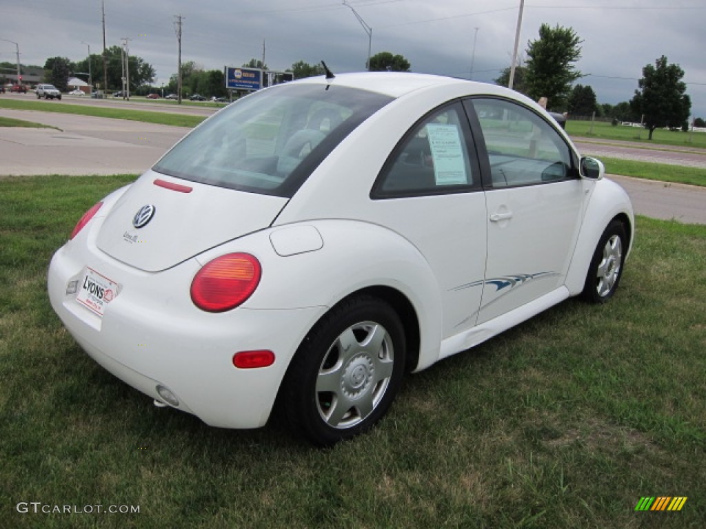 2001 New Beetle GLS Coupe - Cool White / Light Grey photo #10