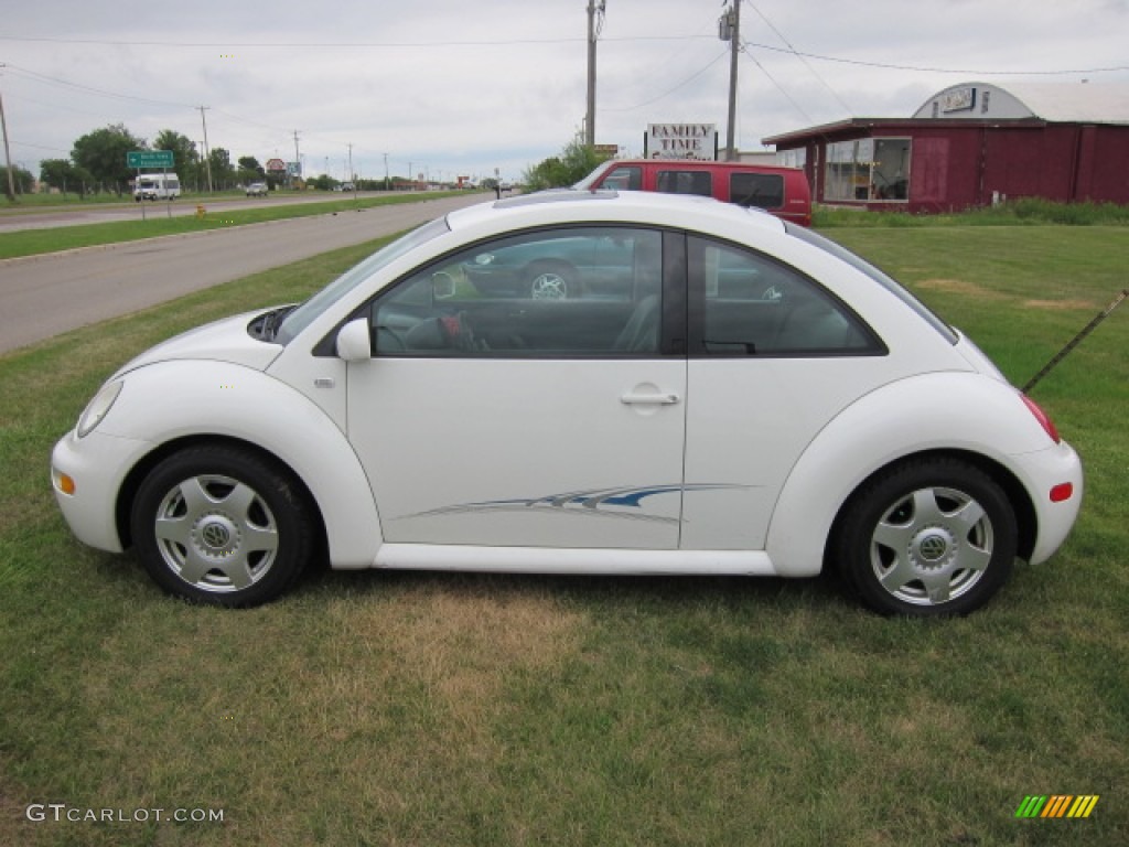 2001 New Beetle GLS Coupe - Cool White / Light Grey photo #13