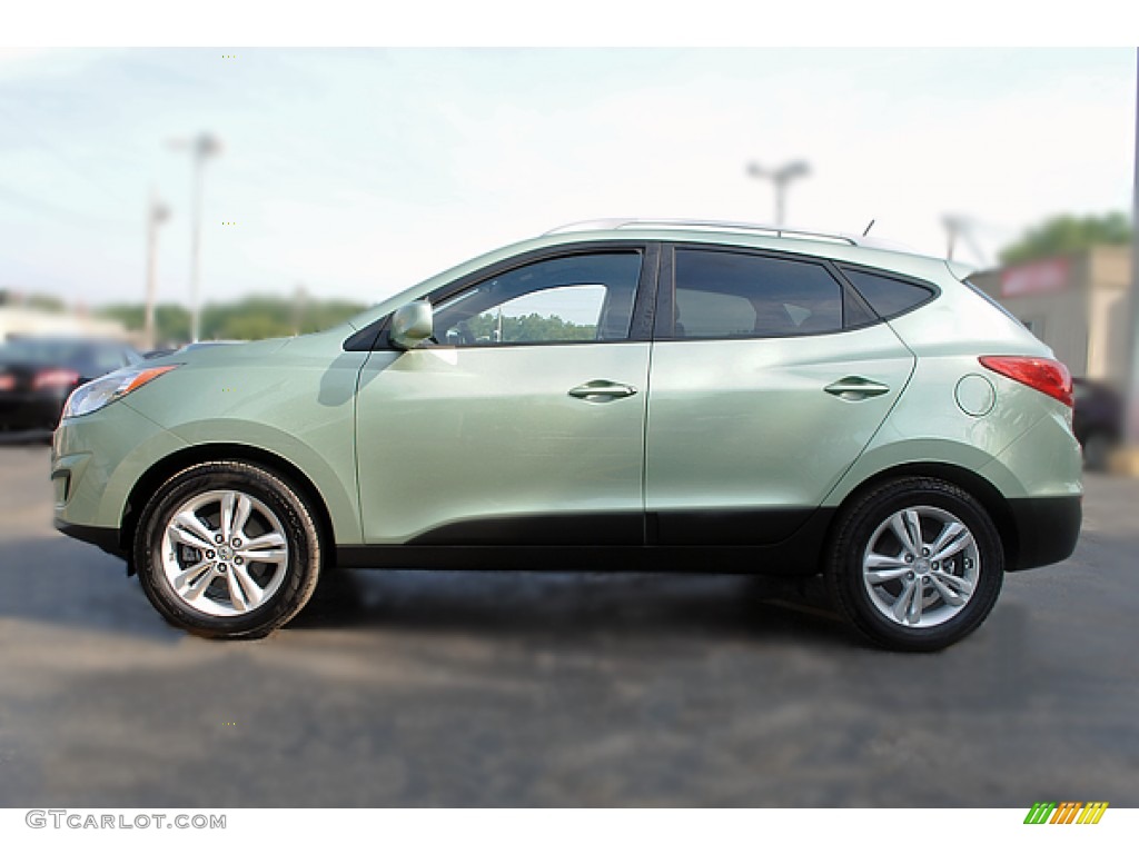 Kiwi Green 2010 Hyundai Tucson Limited AWD Exterior Photo #52261813