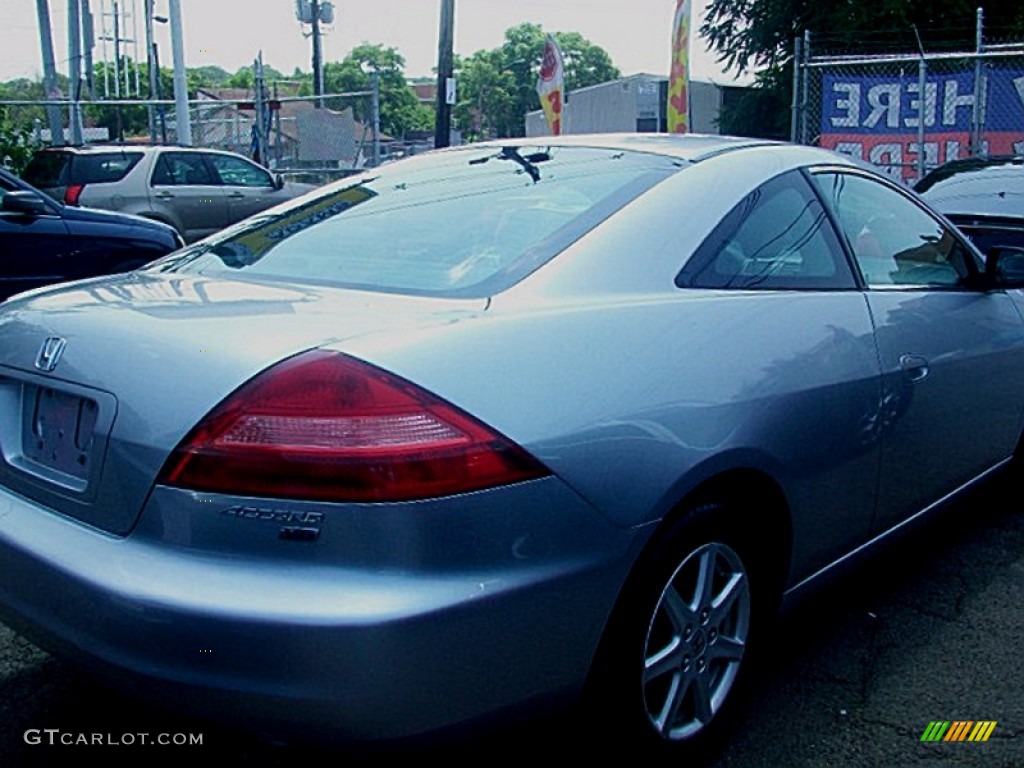 2003 Accord EX V6 Coupe - Satin Silver Metallic / Black photo #3