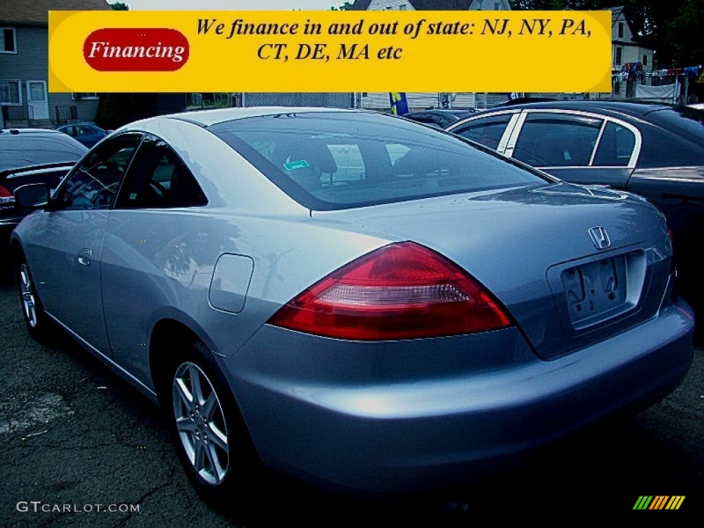 2003 Accord EX V6 Coupe - Satin Silver Metallic / Black photo #4