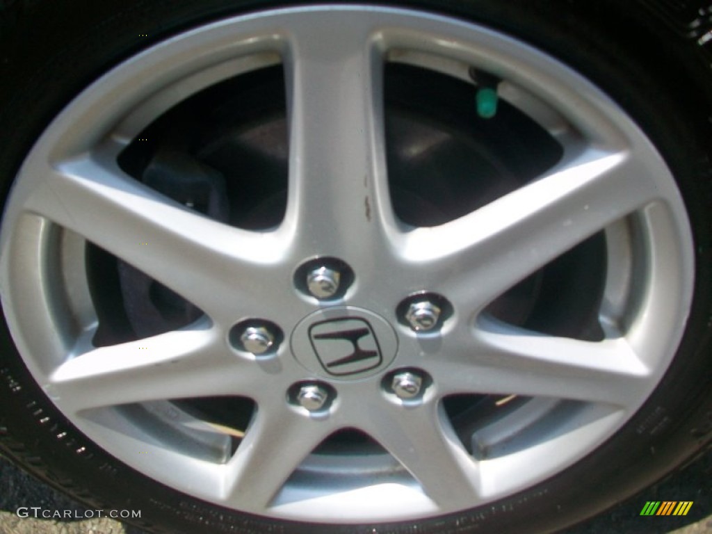 2003 Accord EX V6 Coupe - Satin Silver Metallic / Black photo #6