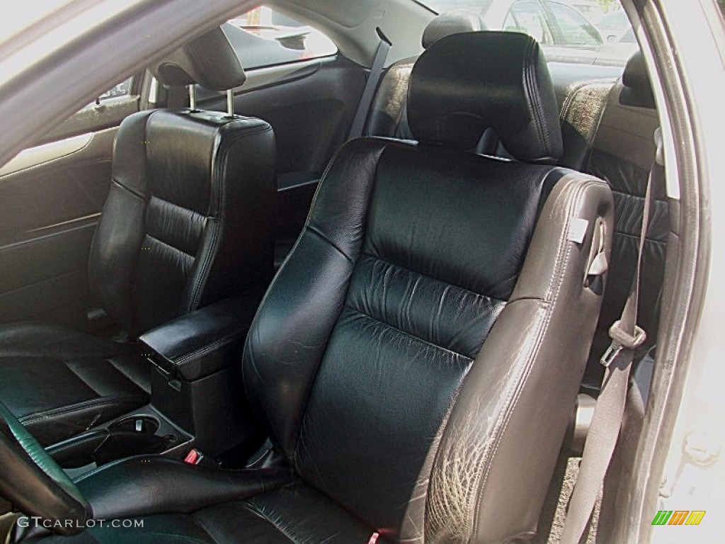 2003 Accord EX V6 Coupe - Satin Silver Metallic / Black photo #8