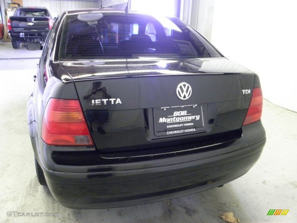 2003 Jetta GLS TDI Sedan - Black / Black photo #12