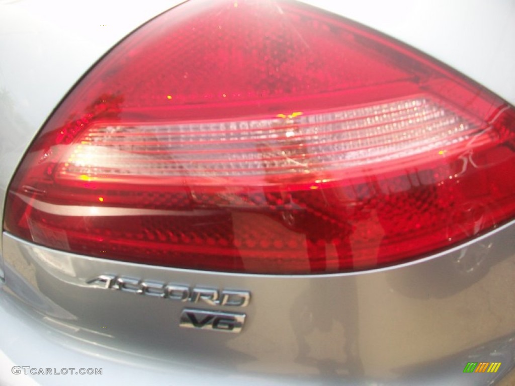 2003 Accord EX V6 Coupe - Satin Silver Metallic / Black photo #16