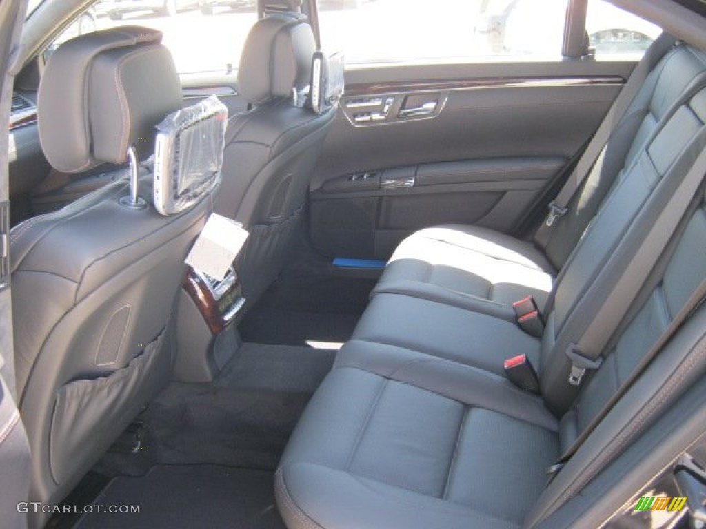 AMG Black Interior 2012 Mercedes-Benz S 63 AMG Sedan Photo #52263418