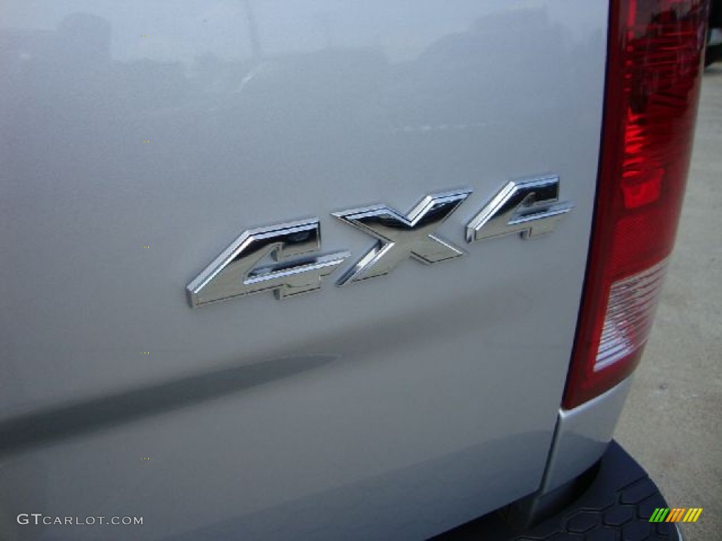 2011 Ram 1500 Big Horn Quad Cab 4x4 - Bright Silver Metallic / Dark Slate Gray/Medium Graystone photo #13