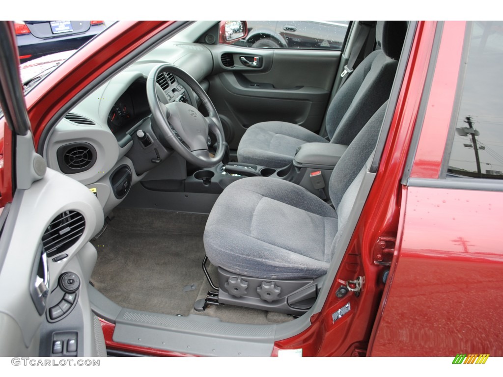 Gray Interior 2003 Hyundai Santa Fe GLS 4WD Photo #52263889