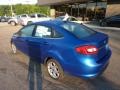 2011 Blue Flame Metallic Ford Fiesta SEL Sedan  photo #2