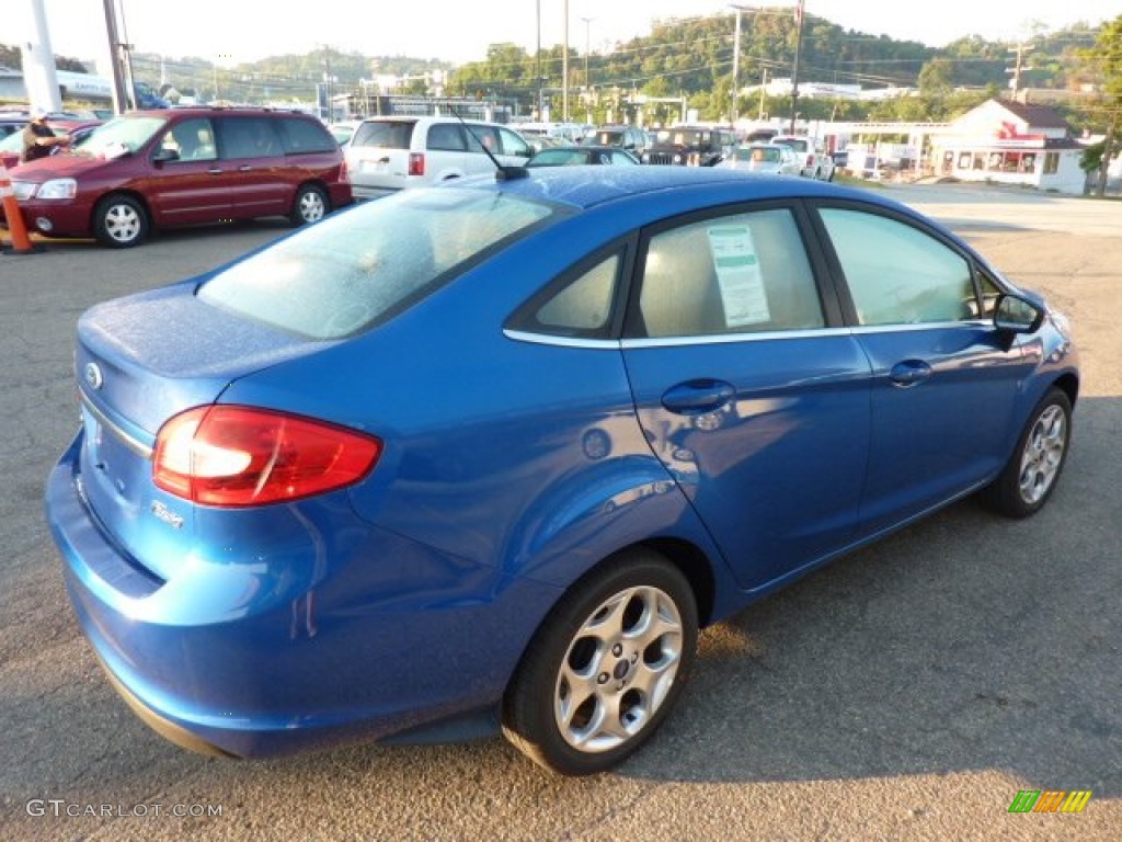 Blue Flame Metallic 2011 Ford Fiesta SEL Sedan Exterior Photo #52264072