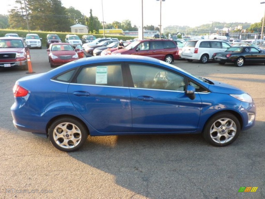 Blue Flame Metallic 2011 Ford Fiesta SEL Sedan Exterior Photo #52264084