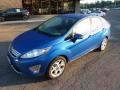 Blue Flame Metallic 2011 Ford Fiesta SEL Sedan Exterior