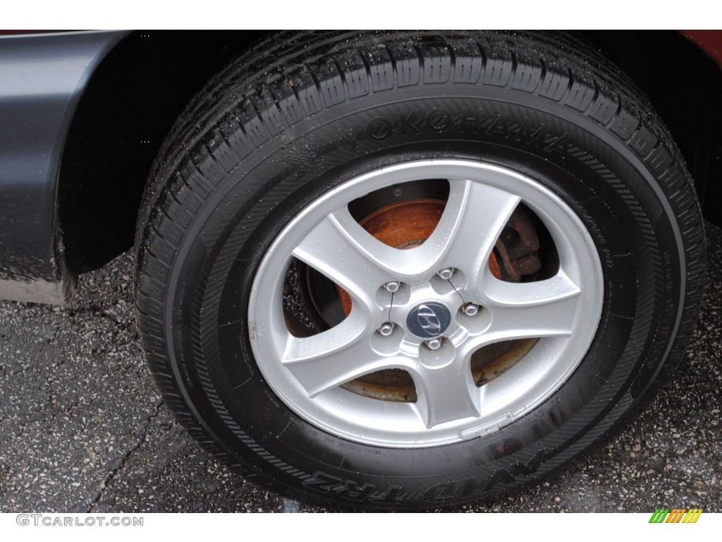 2003 Hyundai Santa Fe GLS 4WD Wheel Photo #52264225