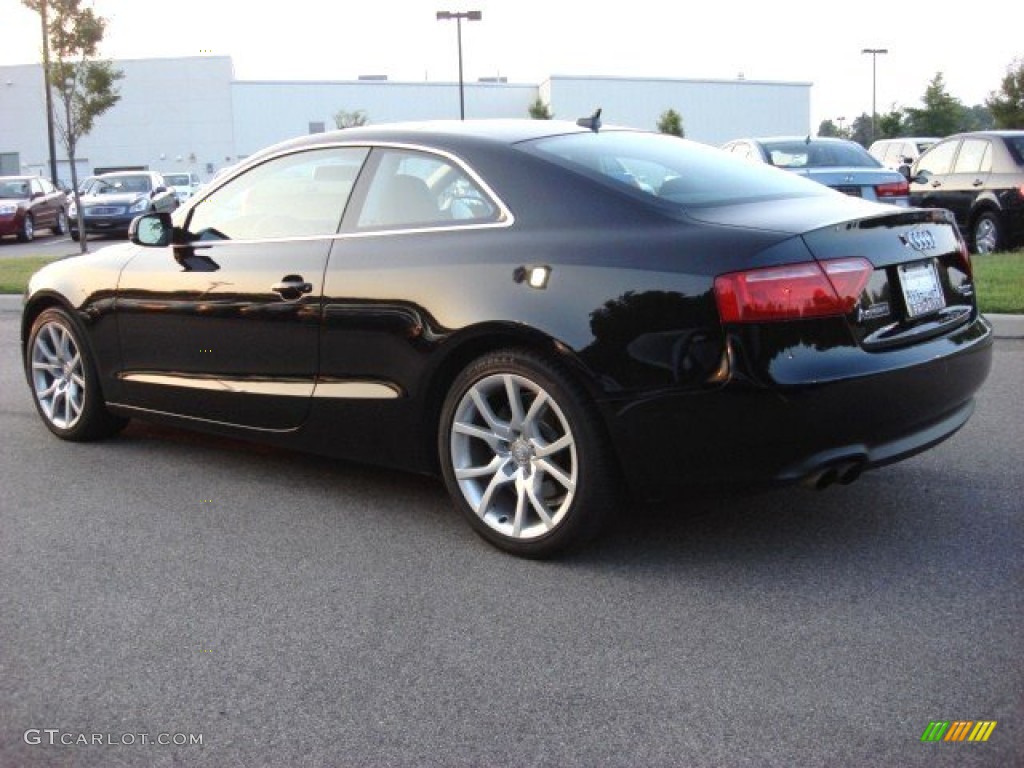 Brilliant Black 2010 Audi A5 2.0T quattro Coupe Exterior Photo #52264693