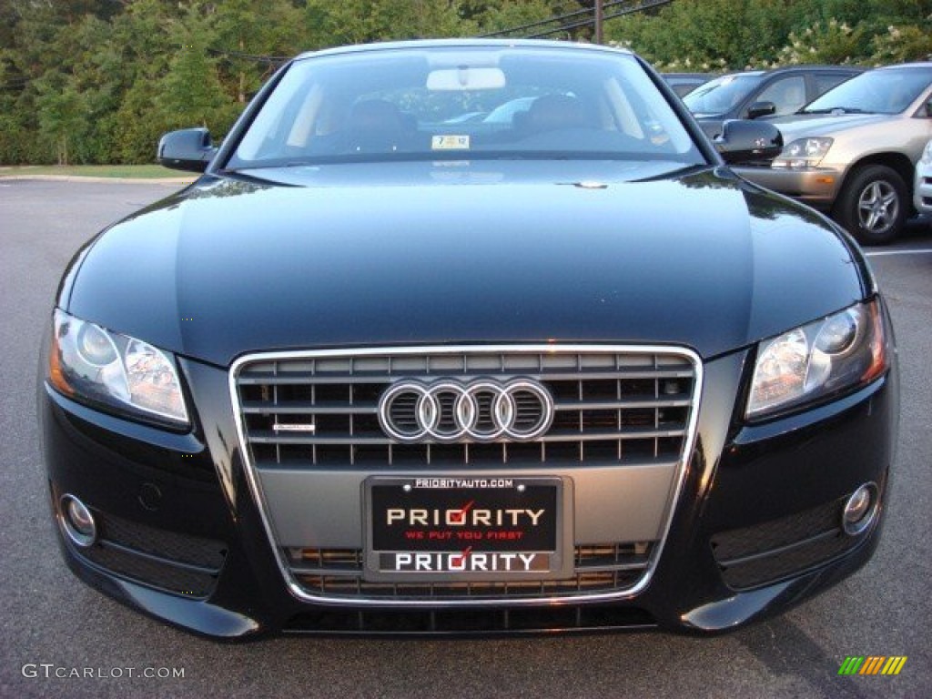 2010 A5 2.0T quattro Coupe - Brilliant Black / Black photo #7