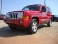 2010 Inferno Red Crystal Pearl Jeep Commander Sport  photo #7